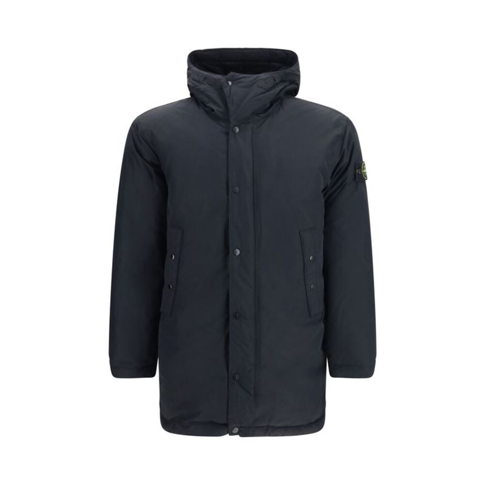 Stone Island Men Long Down Jacket